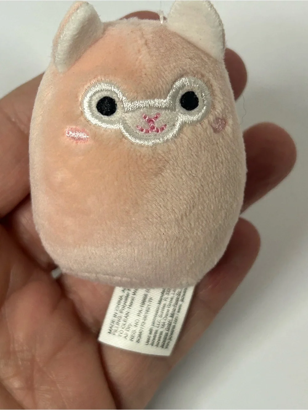 Squishmallows Mauve‎ the Llama / Alpaca Squishville Mini Stuffed Plush  Good pre